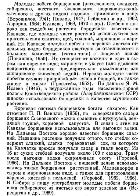 отрывок из книги Кудинова М.А. "Интродукция борщевиков в Белоруссии"