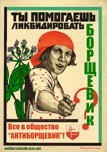 Ты помогаешь ликвидировать борщевик?